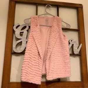 Pink Fuzzy Vest